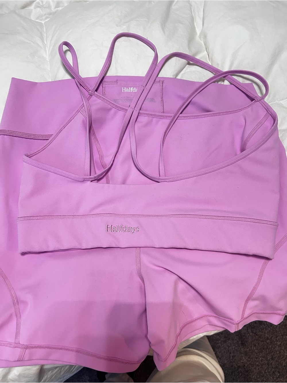 Pink halfdays workout set - Picture 3 of 3